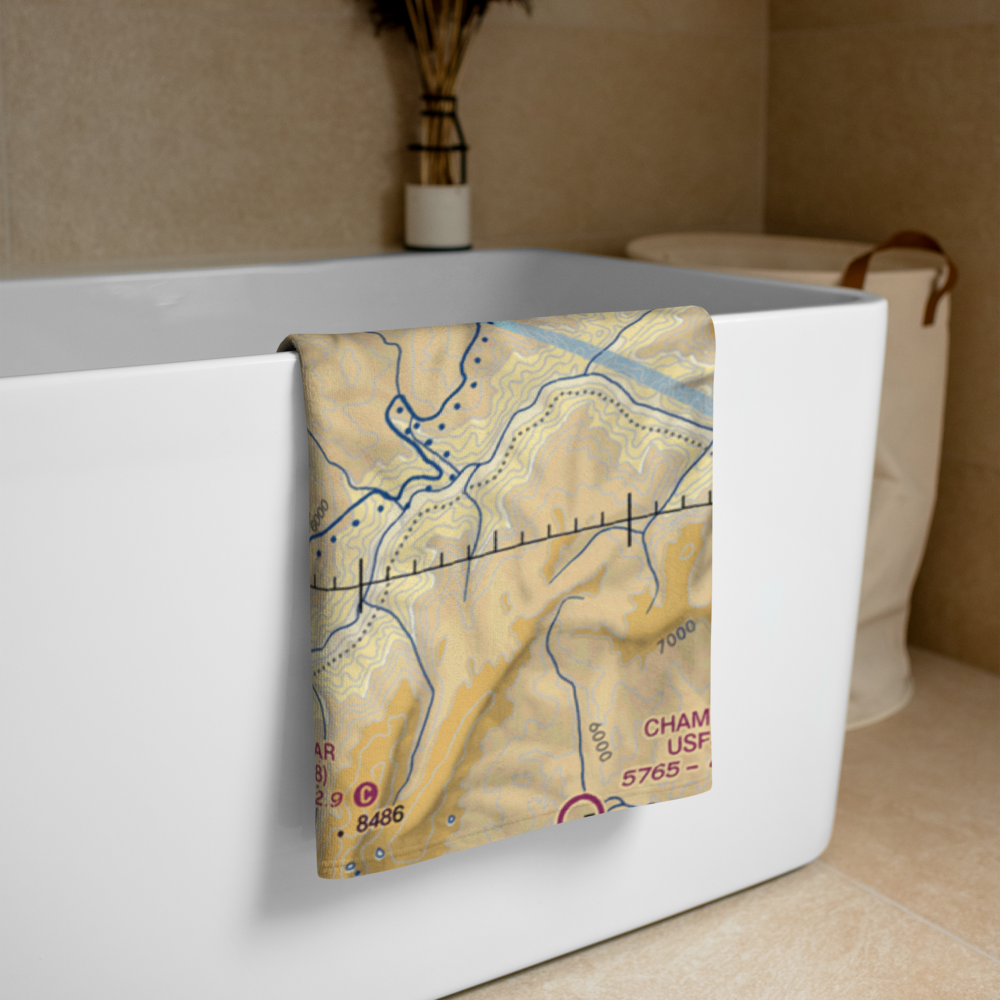 Dixie US Forest Service Airport (A05) VFR Sectional Towel 