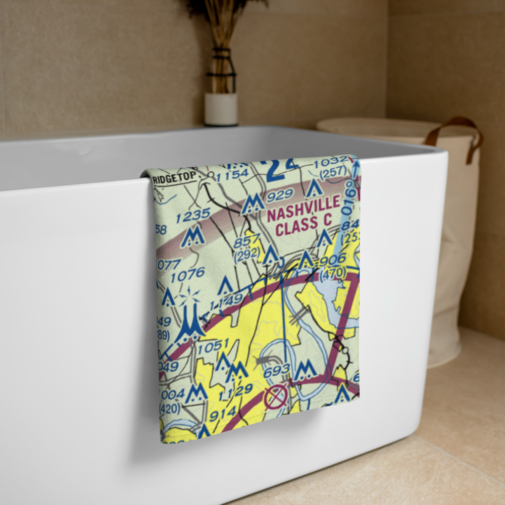 Doc Jones Field (TN73) VFR Sectional Towel 