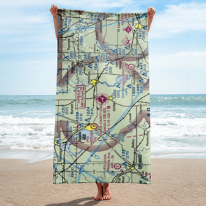 Dodge County Airport (UNU) VFR Sectional Towel