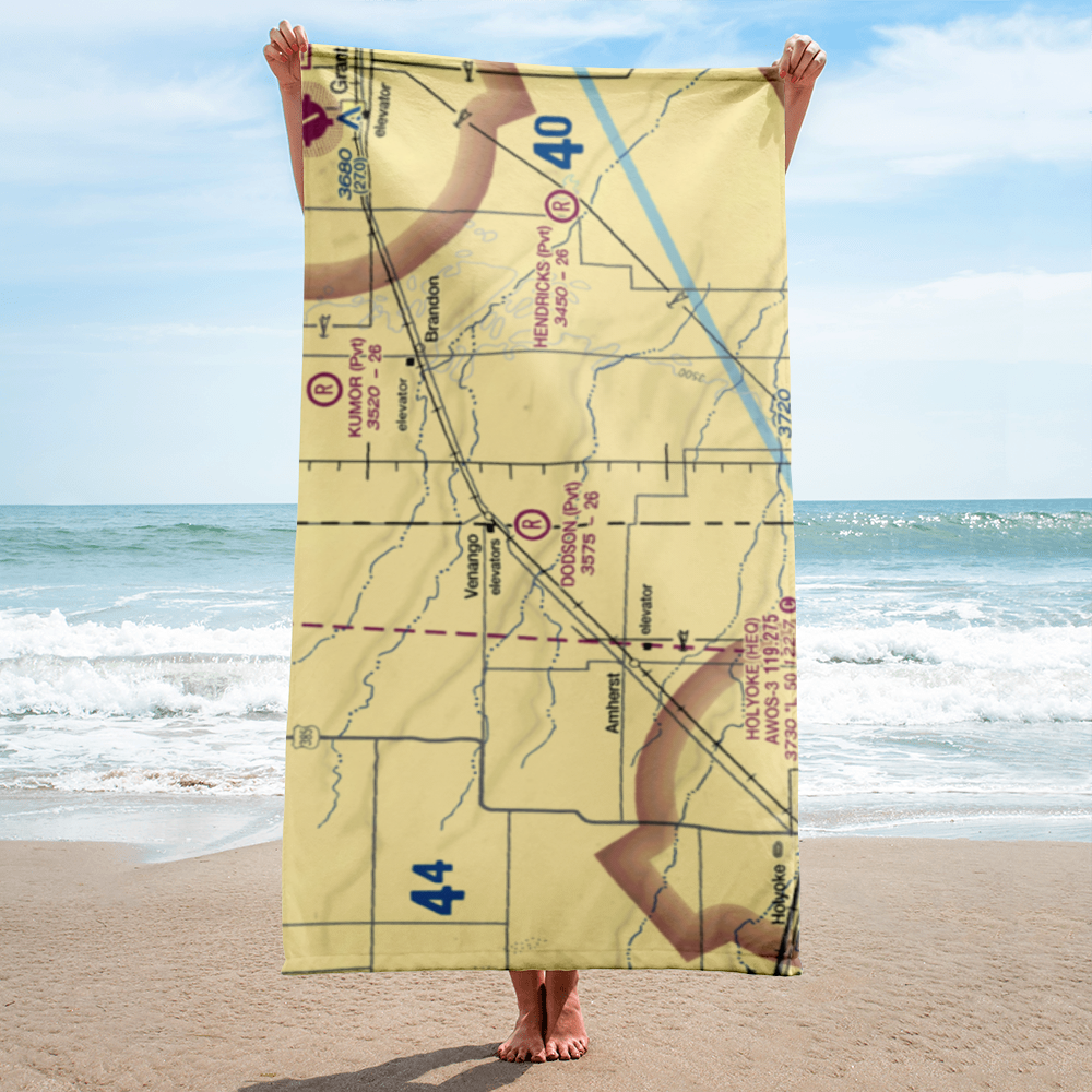 Dodson Brothers Airport (5NE9) VFR Sectional Towel 