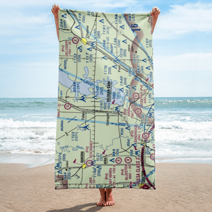Dog Iron Ranch Airport (OK37) VFR Sectional Towel