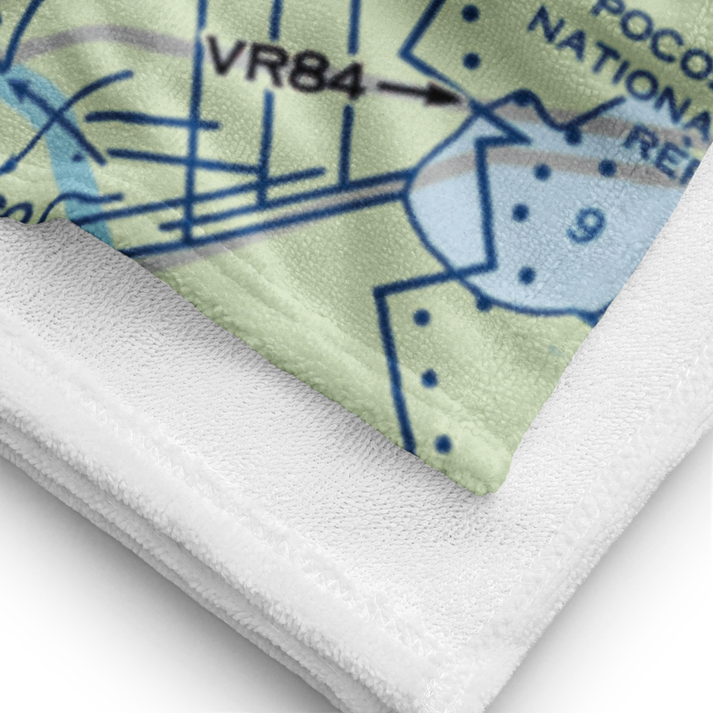 Donald's Air Park Inc. Airport (7NC) VFR Sectional Towel 