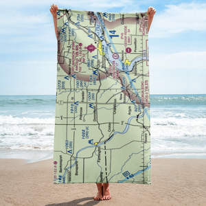 Donnellson Airport (IA65) VFR Sectional Towel