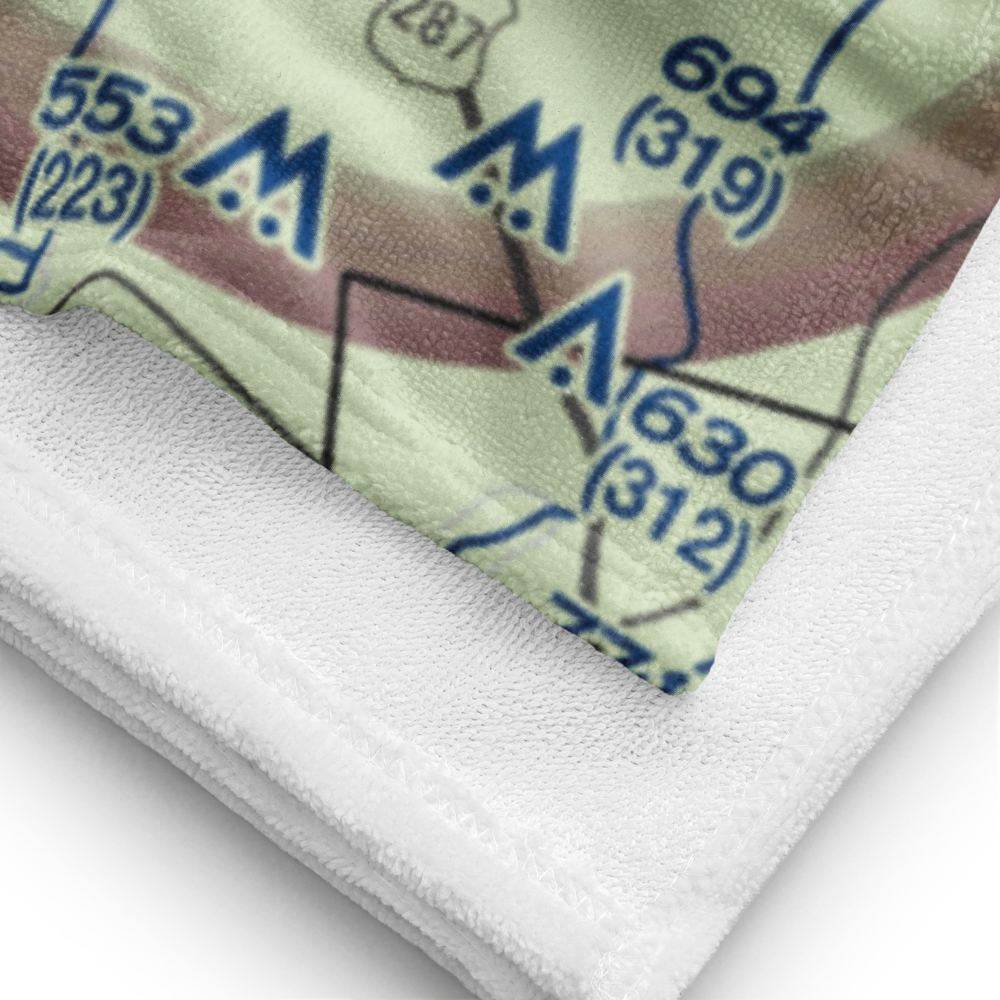 Dow Ranch Airport (63TX) VFR Sectional Towel 