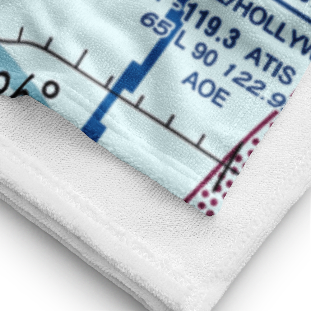 Downtown Fort Lauderdale Heliport (DT1) VFR Sectional Towel 