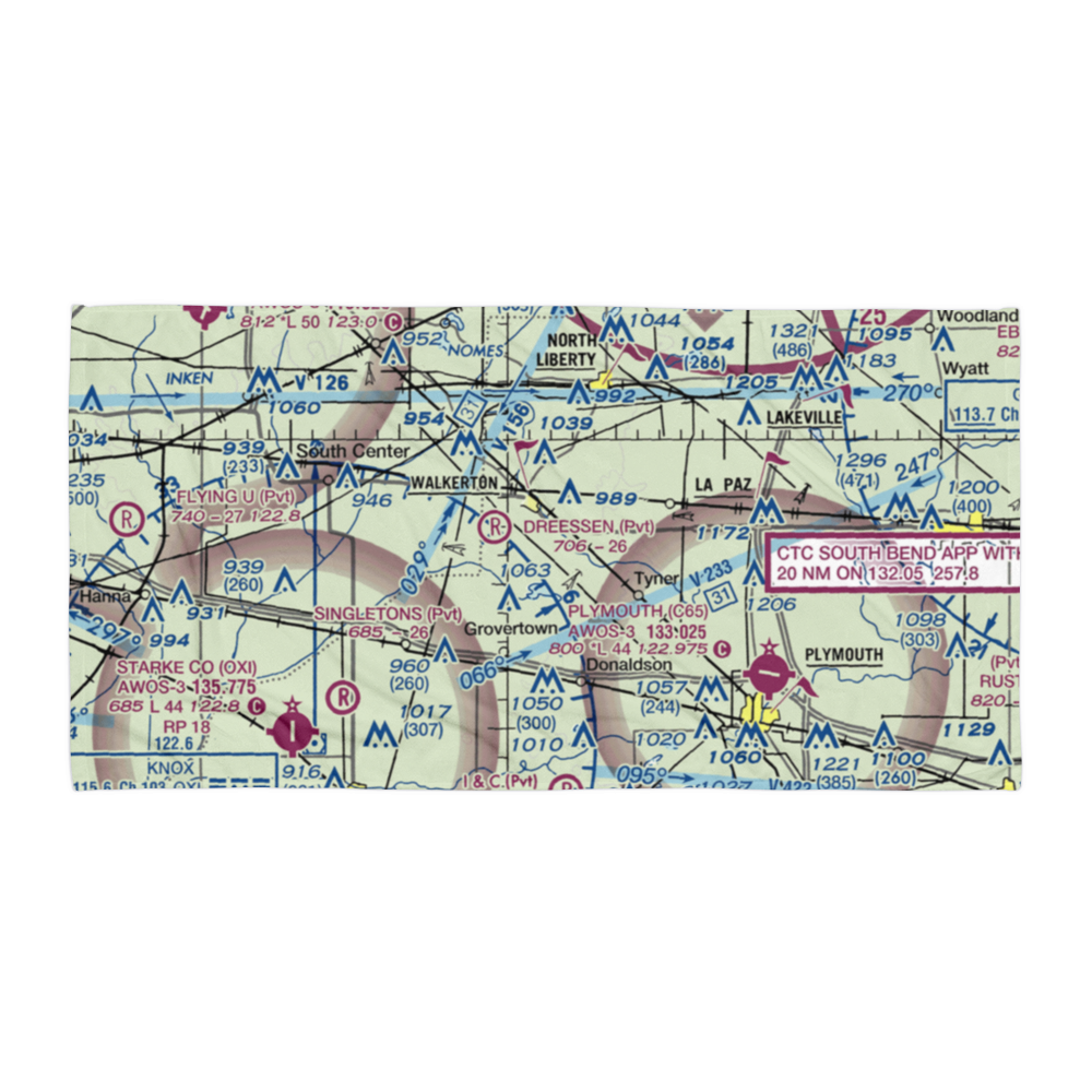 Drake Field (II99) VFR Sectional Towel 