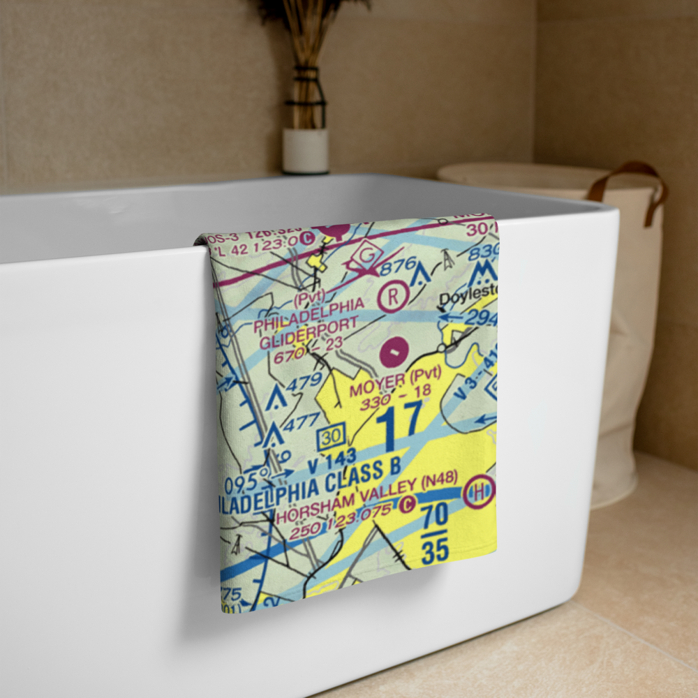 Drewniany-Springmeadow Airport (PA85) VFR Sectional Towel 