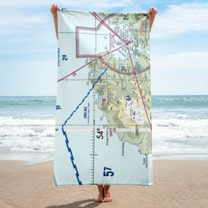 Driftwood Bay Air Force Station Airport (AK23) VFR Sectional Towel