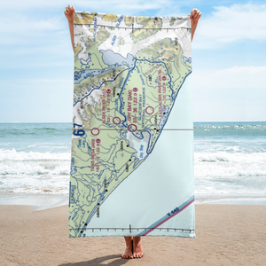 Dry Bay Airport (3AK) VFR Sectional Towel