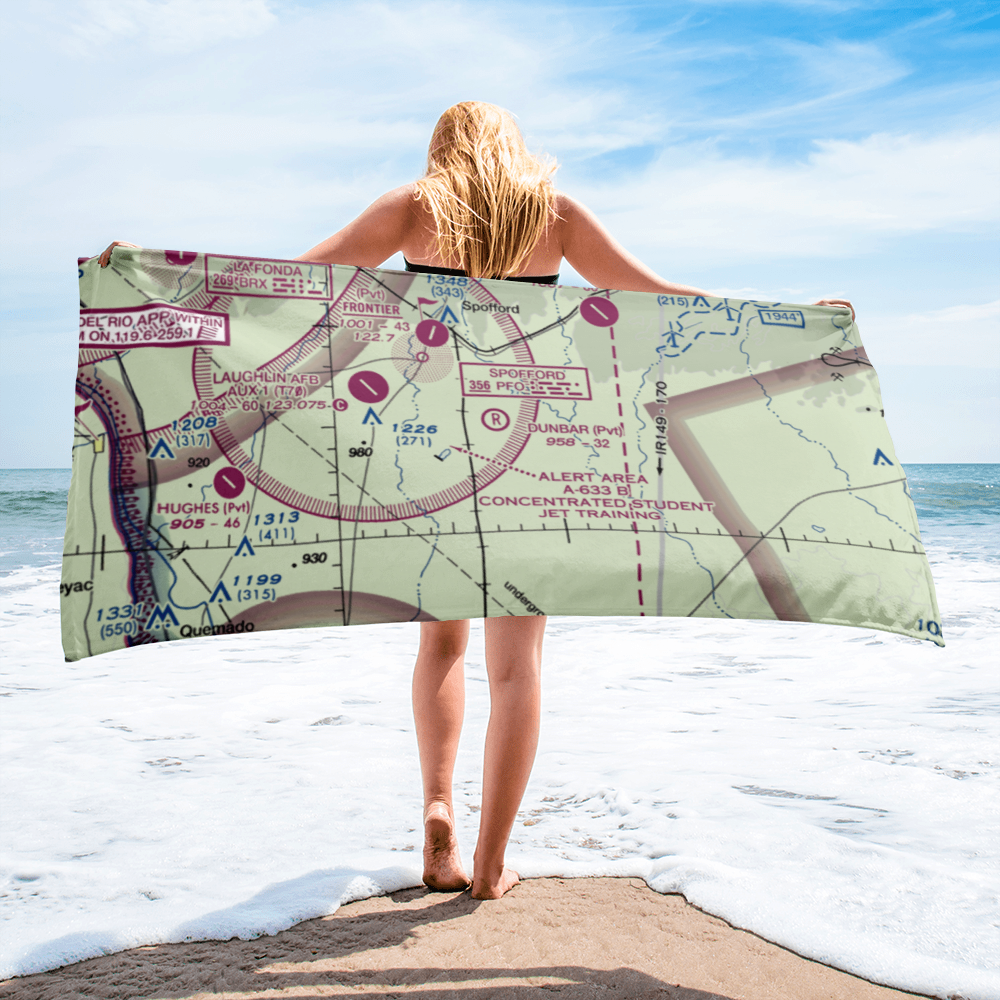 Dunbar Ranch Airport (0XS8) VFR Sectional Towel 