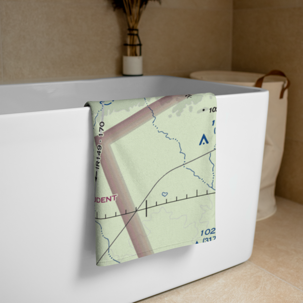 Dunbar Ranch Airport (0XS8) VFR Sectional Towel 