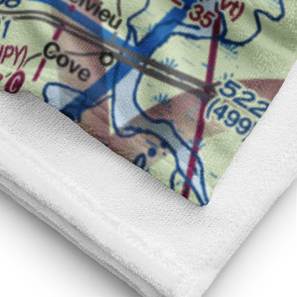 Dunham Field (1XS1) VFR Sectional Towel 