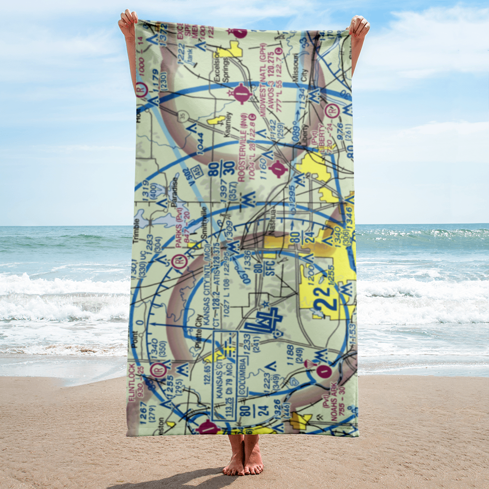 Dunham Private Airport (79MU) VFR Sectional Towel 