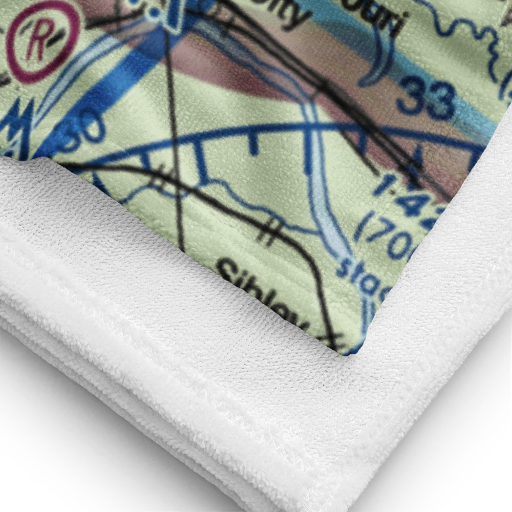 Dunham Private Airport (79MU) VFR Sectional Towel 