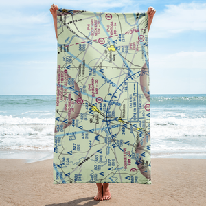 Dunroamin Farms Airport (76NC) VFR Sectional Towel