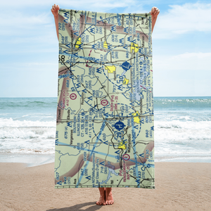 Dury Estates Airport (IL71) VFR Sectional Towel