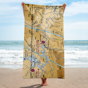 Dutch John Airport (33U) VFR Sectional Towel