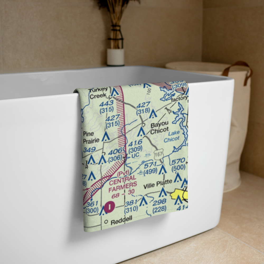 Dyer Airport (6LA4) VFR Sectional Towel 