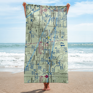 Dyersville Area Airport (IA8) VFR Sectional Towel