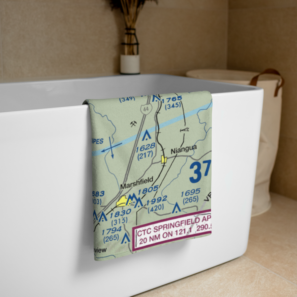 Eads Ridge Airport (MO68) VFR Sectional Towel 