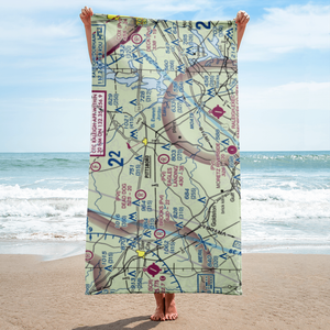 Eagles Landing Airport (9NC8) VFR Sectional Towel