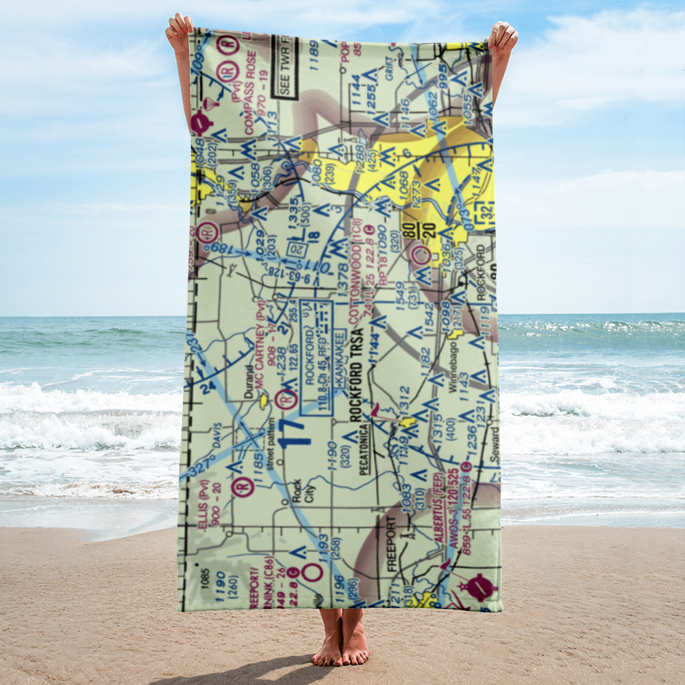 Early - Merkel Field (IS78) VFR Sectional Towel 