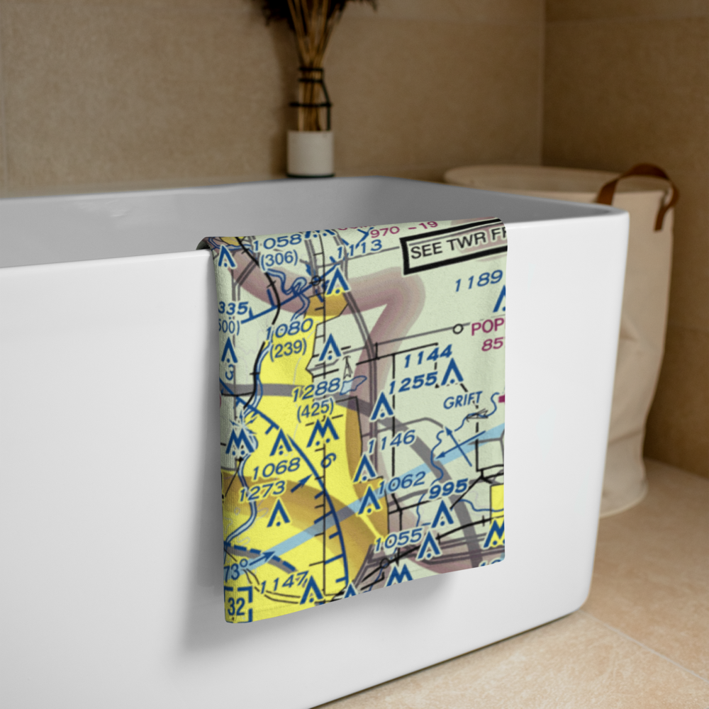 Early - Merkel Field (IS78) VFR Sectional Towel 