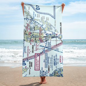 Earth Airport (VG39) VFR Sectional Towel