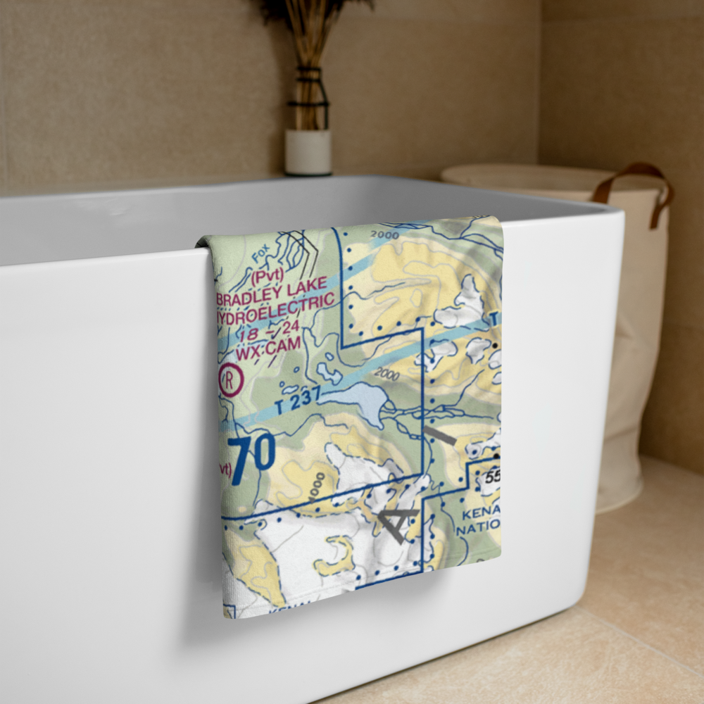 Eastland Airport (98AK) VFR Sectional Towel 