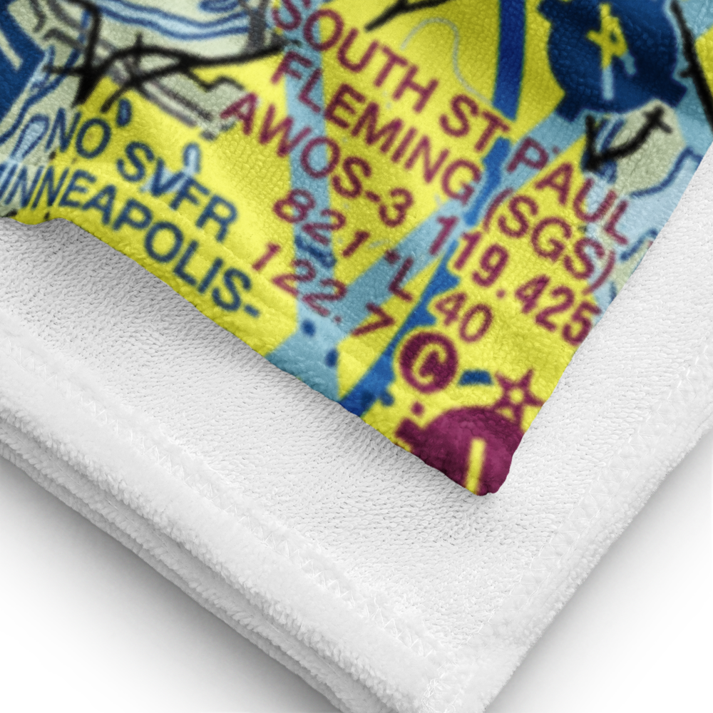 Eastmans Medicine Lake Seaplane Base (22MN) VFR Sectional Towel 