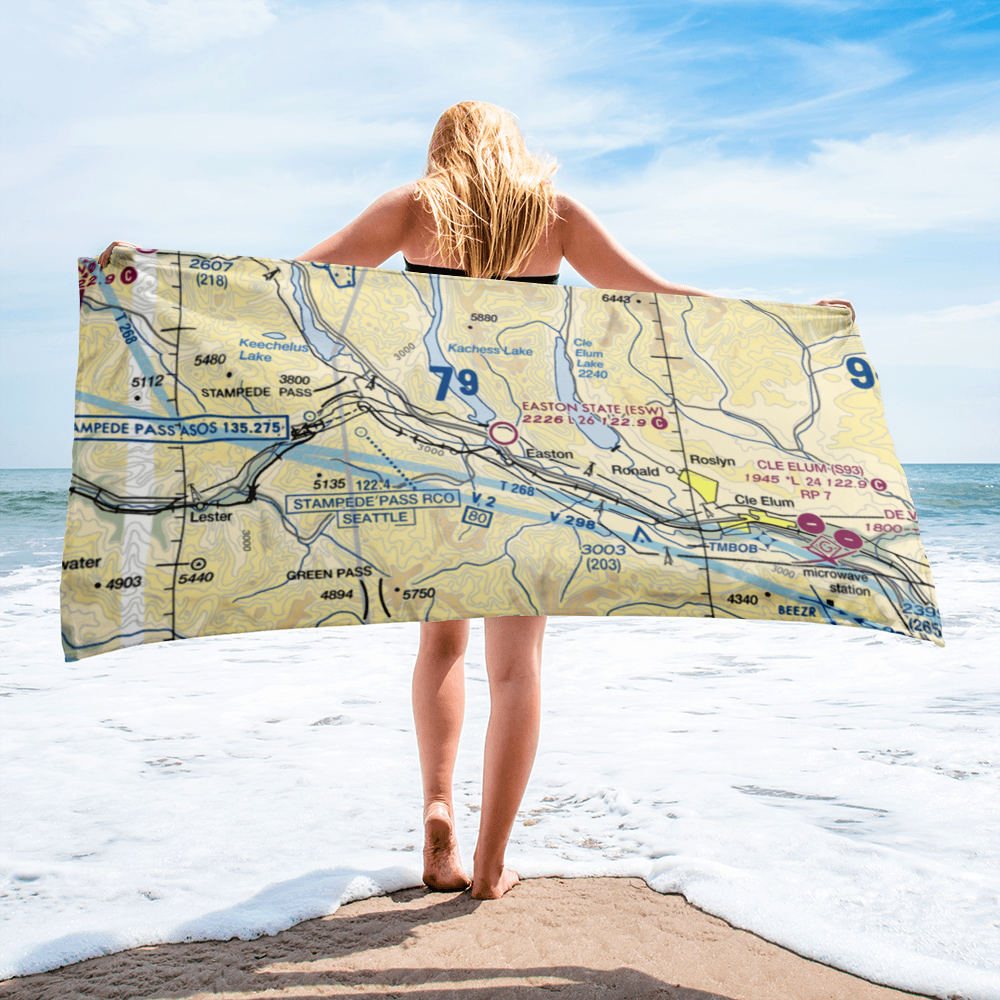 Easton State Airport (ESW) VFR Sectional Towel 