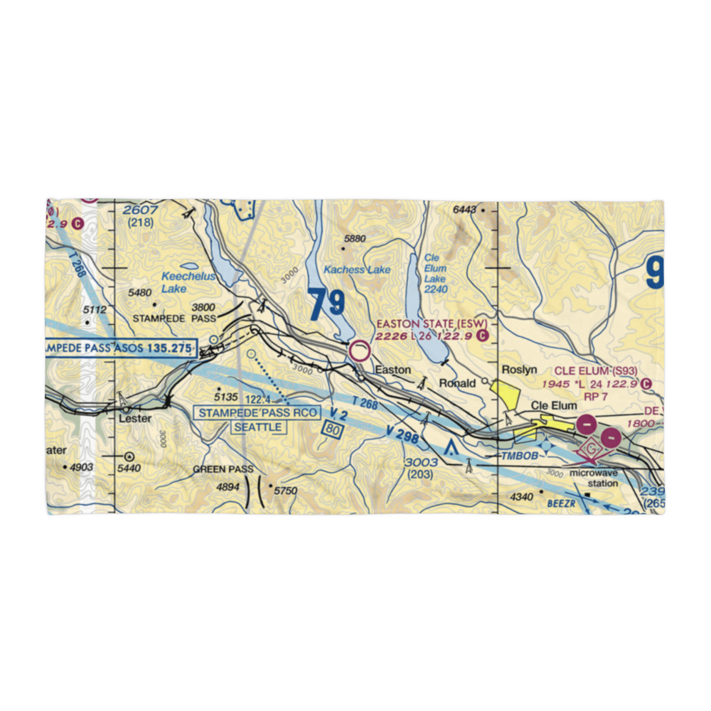 Easton State Airport (ESW) VFR Sectional Towel 