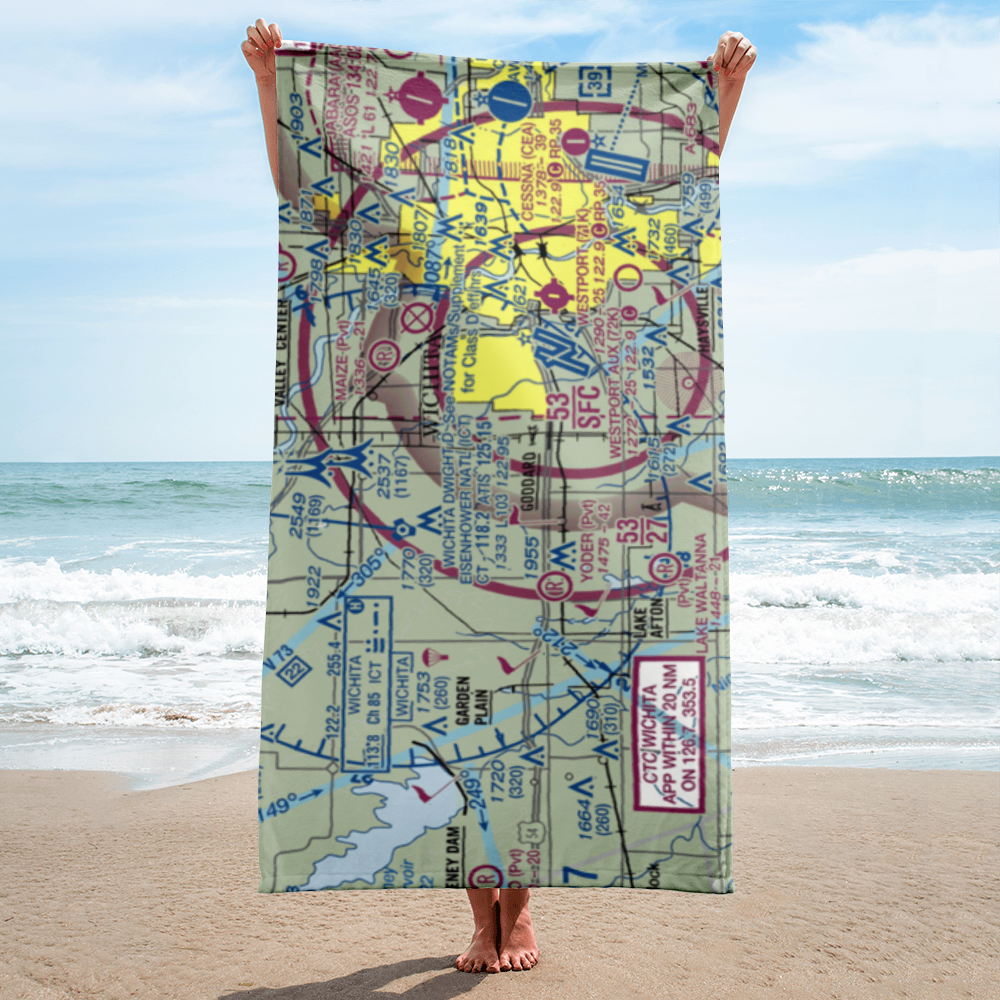 Eck Field (SN64) VFR Sectional Towel 