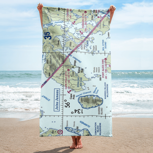 Edna Bay Seaplane Base (EDA) VFR Sectional Towel