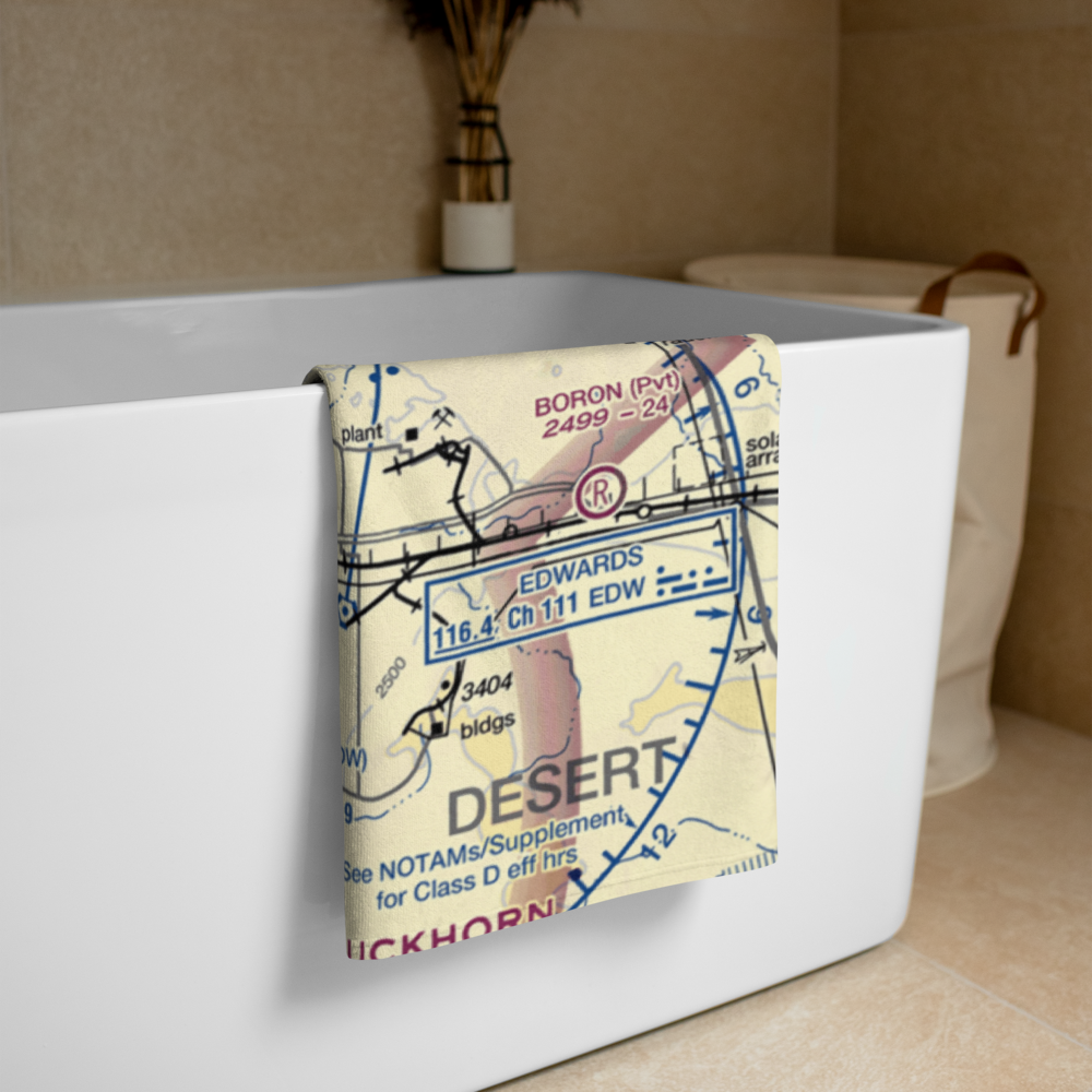 Edwards Af Aux North Base Airport (9L2) VFR Sectional Towel 