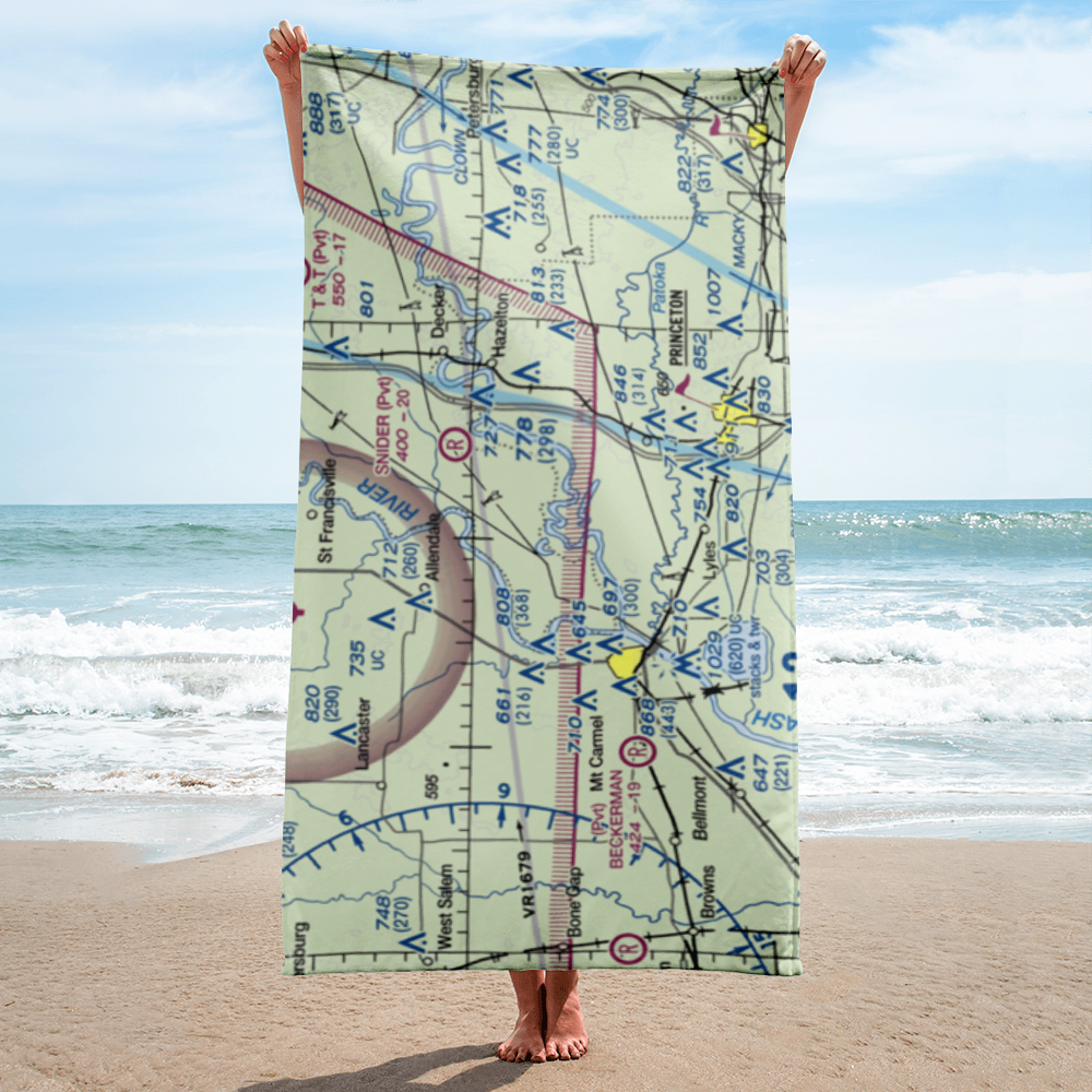 Eickholtz Airport (II33) VFR Sectional Towel 