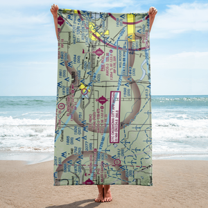 El Reno Regional Airport (RQO) VFR Sectional Towel