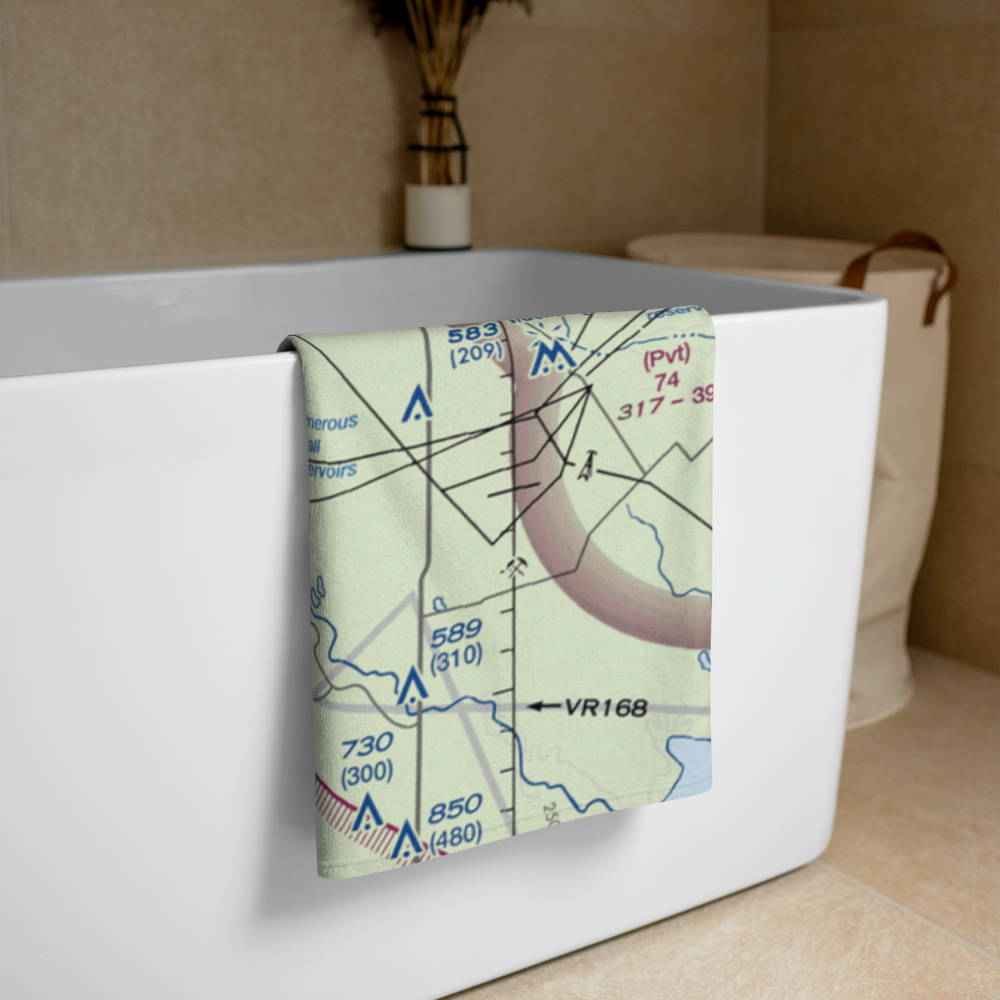 El Tesoro Ranch Airport (02TS) VFR Sectional Towel 