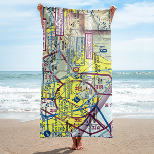 El Toro Marine Corps Air Station (NZJ) VFR Sectional Towel