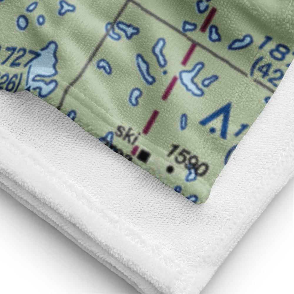 Elbow Lake Municipal - Pride of the Prairie Airport (Y63) VFR Sectional Towel 