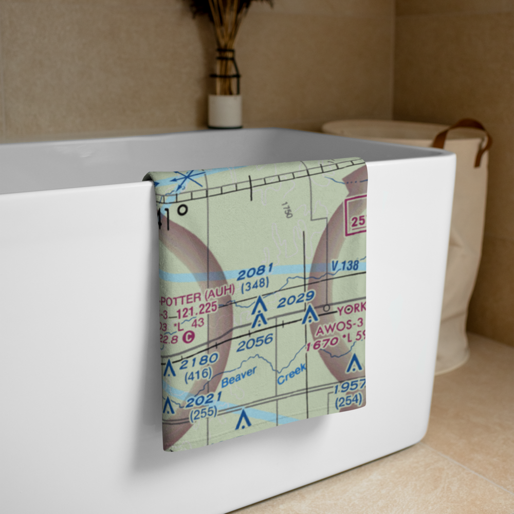 Elge Field (50NE) VFR Sectional Towel 