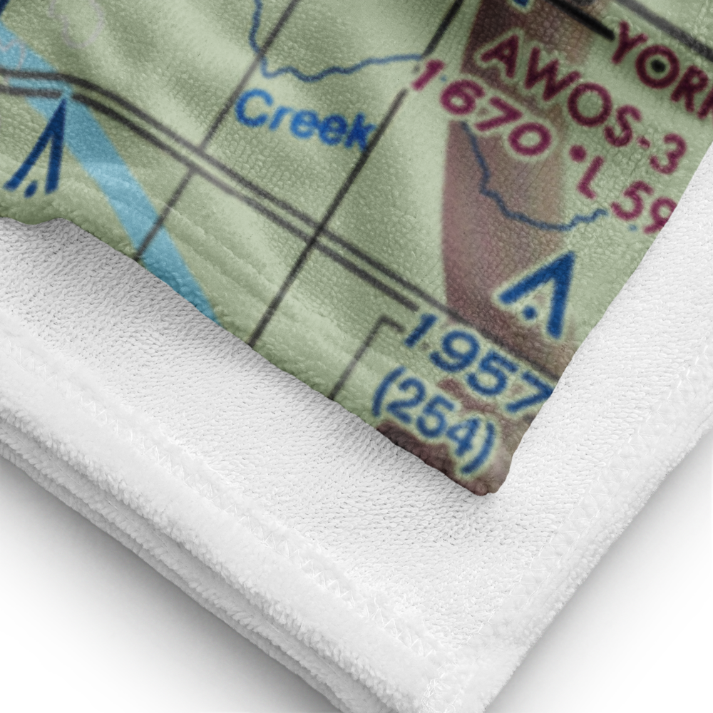 Elge Field (50NE) VFR Sectional Towel 