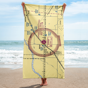 Elkhart Morton County Airport (EHA) VFR Sectional Towel