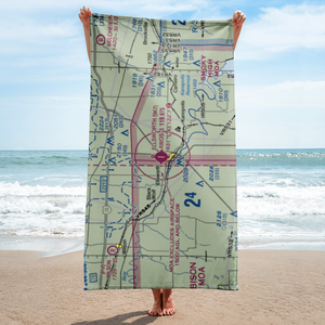 Ellsworth Municipal Airport (9K7) VFR Sectional Towel