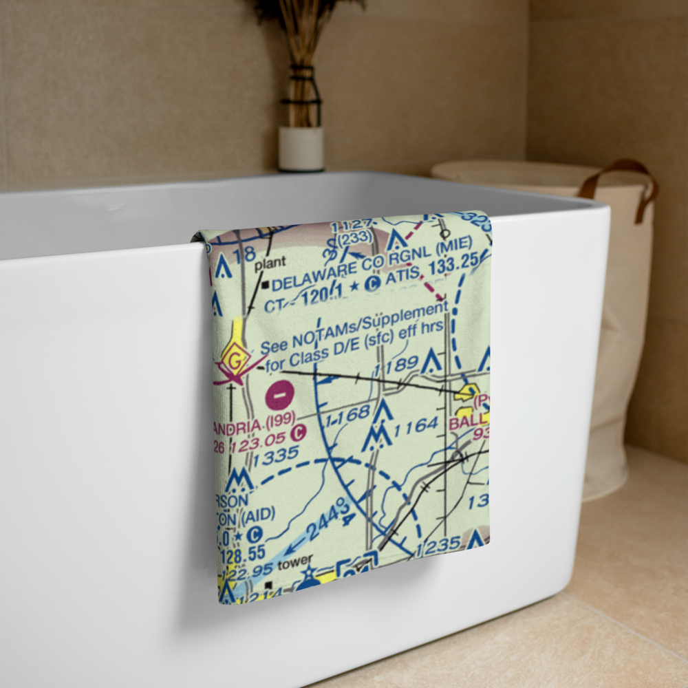 Elwood Airport (3I1) VFR Sectional Towel 