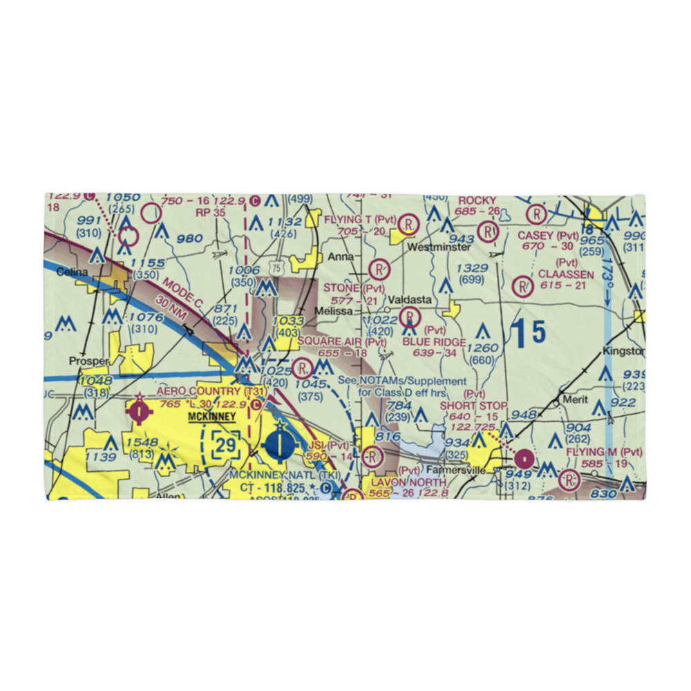 Embarcadero Airport (XS42) VFR Sectional Towel 