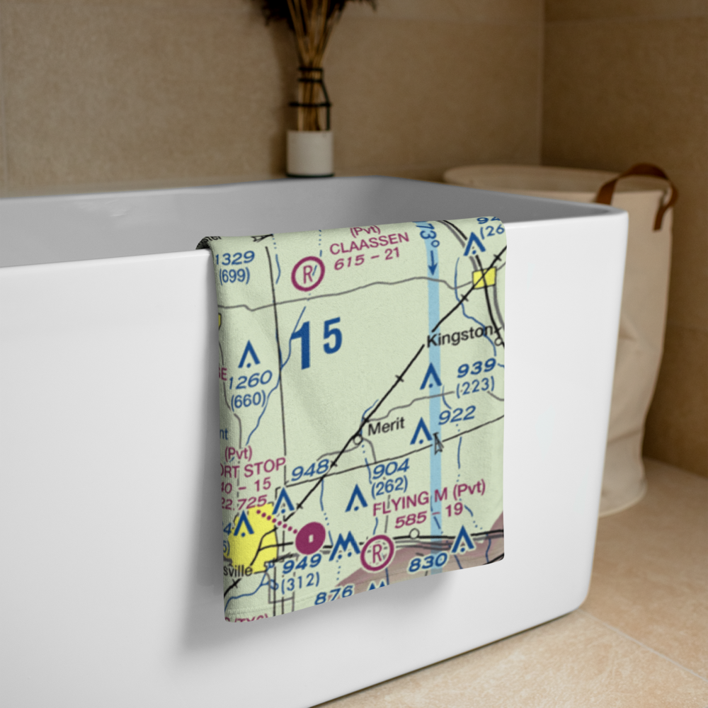 Embarcadero Airport (XS42) VFR Sectional Towel 