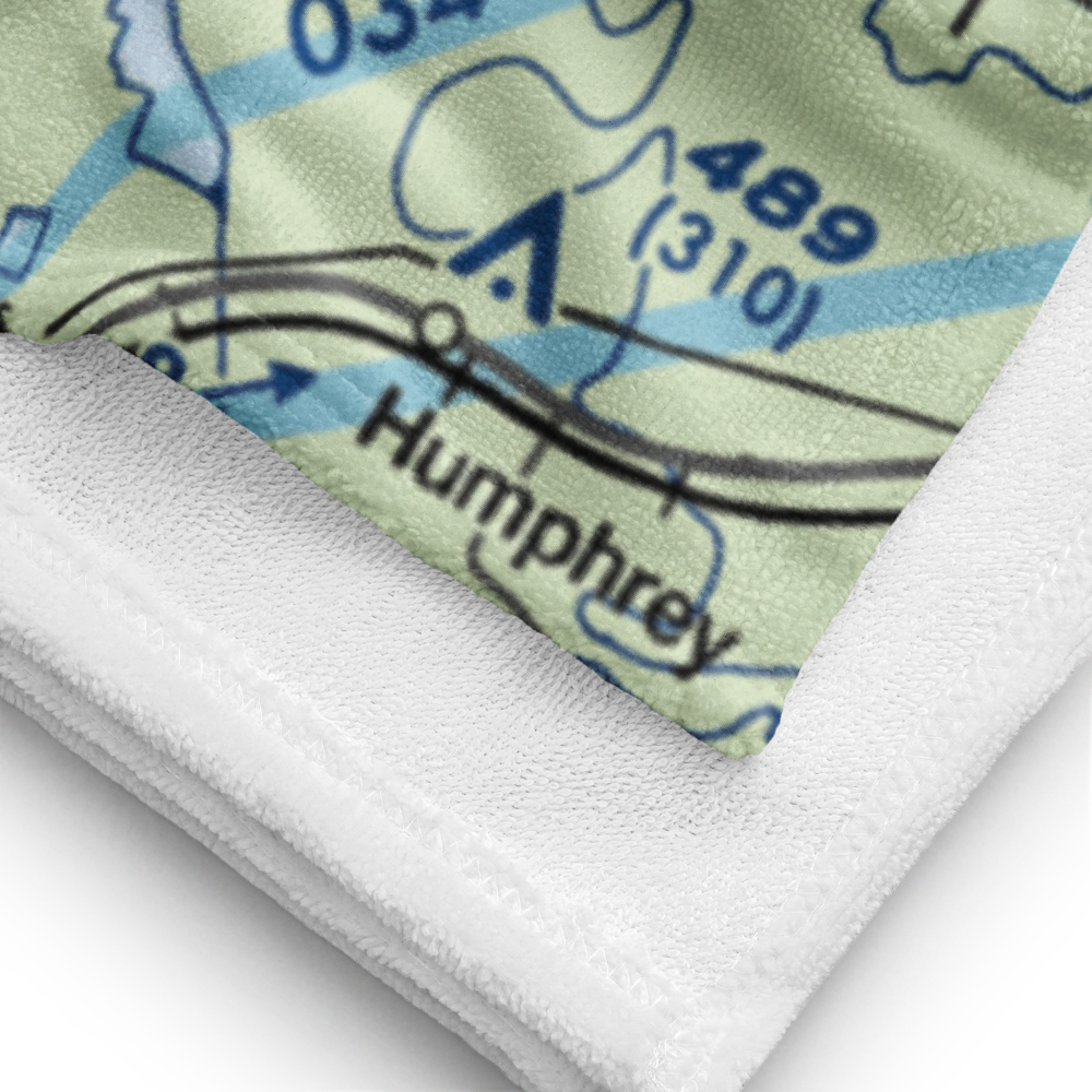 Enlgand ag strip (5MZ) VFR Sectional Towel 