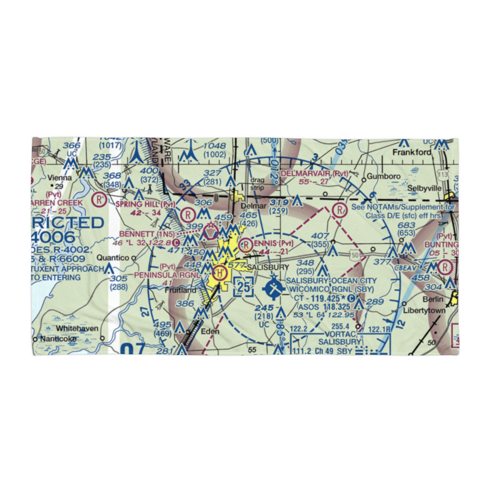 Ennis Aerodrome (2MD4) VFR Sectional Towel 