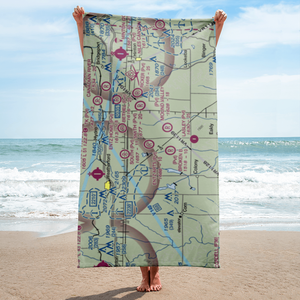 Entz Arts Airport (16OK) VFR Sectional Towel